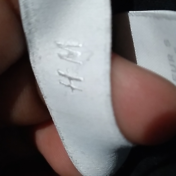 Black Paperbag Waist Shorts with deep pockets and no zip fly just button - Picture 4 of 5